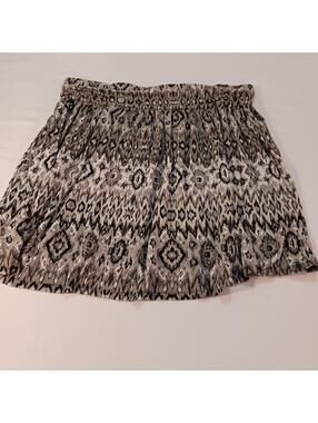 Lane Bryant Elastic Waist Ladies Women's Black & Gray Skirt Size 18/20